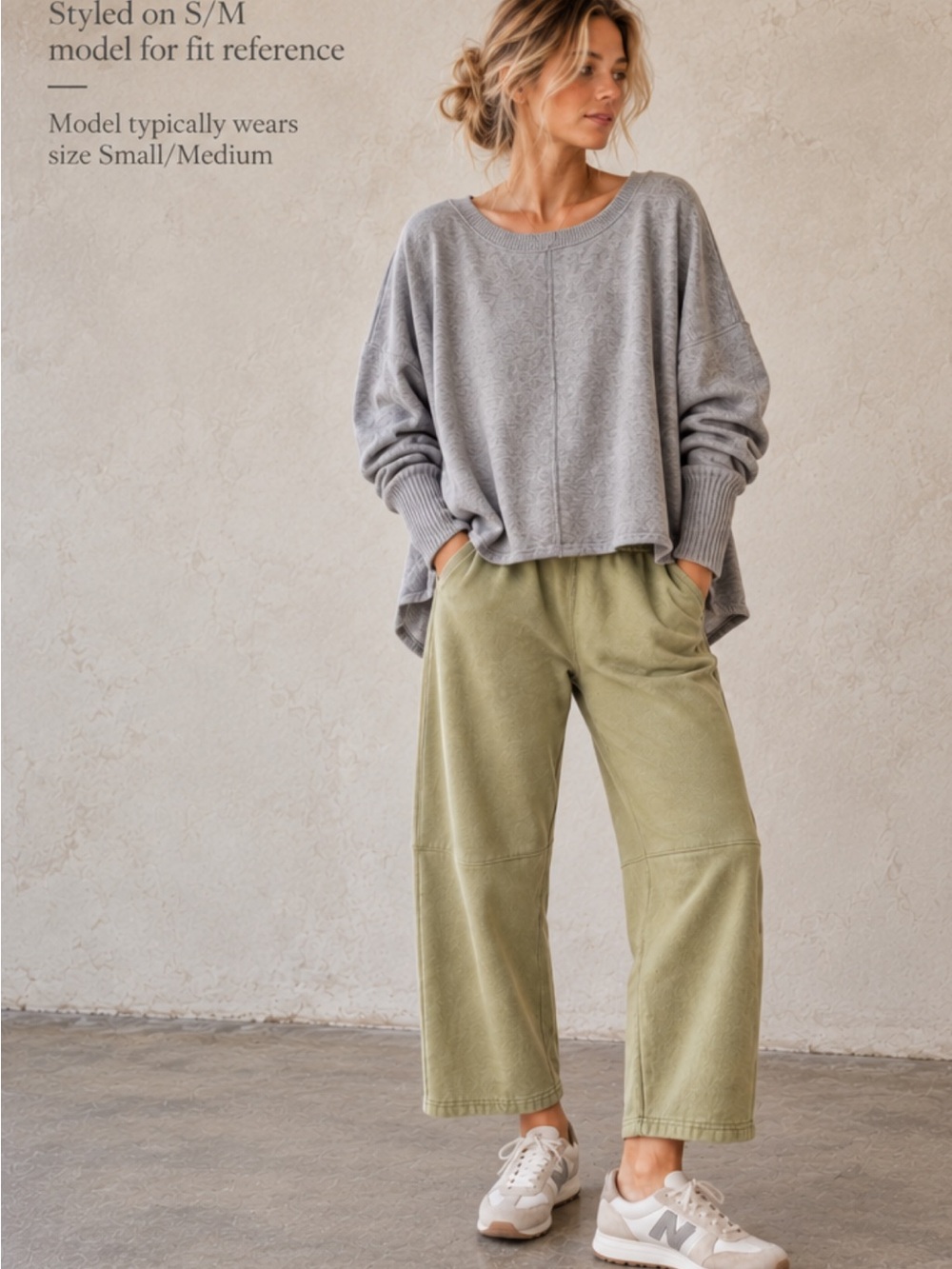 Cabi Oversized 100% Cotton High-Low Sweatshirt – XL